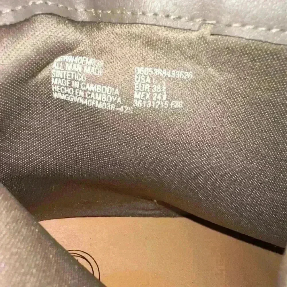 Women's Wonder Nation Boots, Size 6, Gray